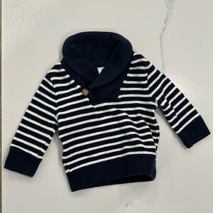 GAP Navy and White Striped Kids Sweater